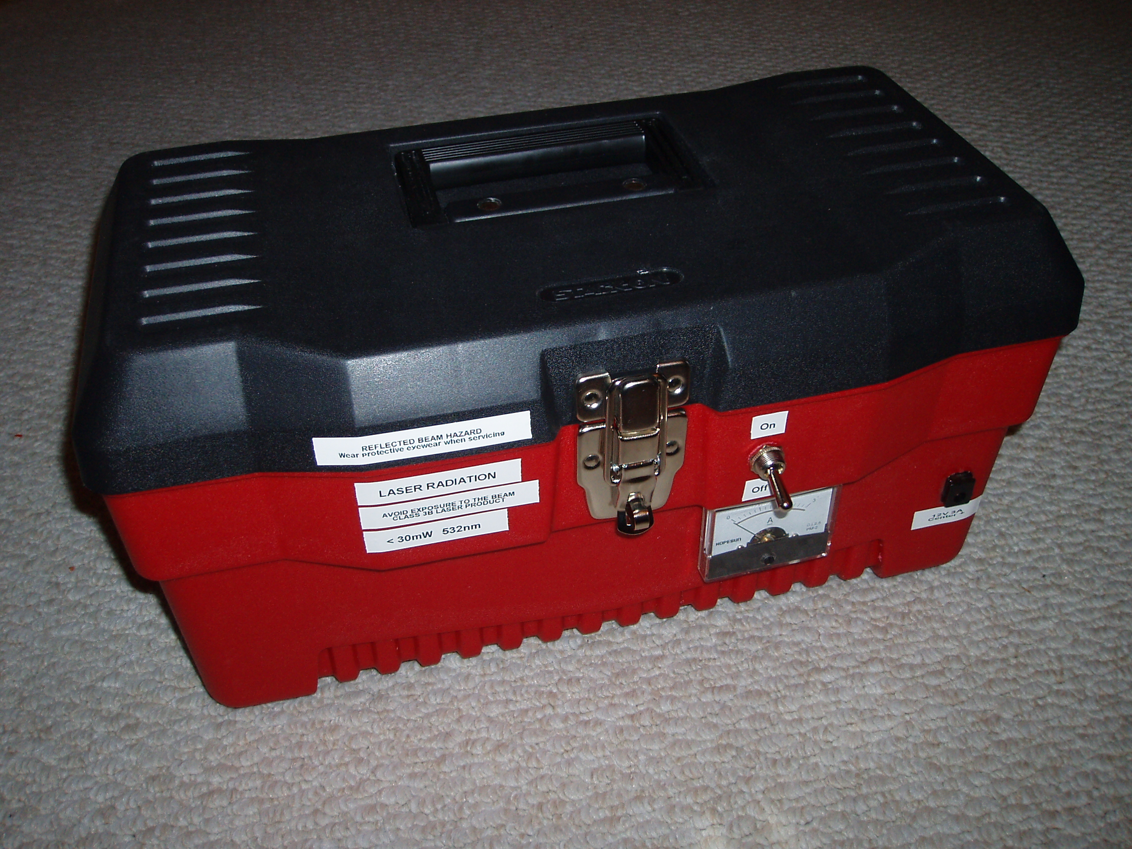 Hard disk laser scanner at ILDA 4K scanlime