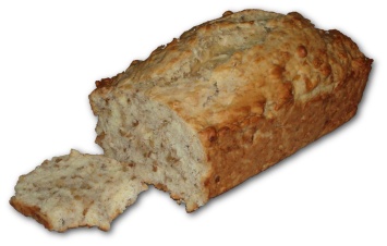 Tasty floating banana bread!